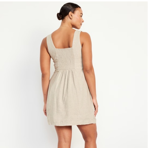 Old Navy Linen-Blend Dress - Picture 2 of 5